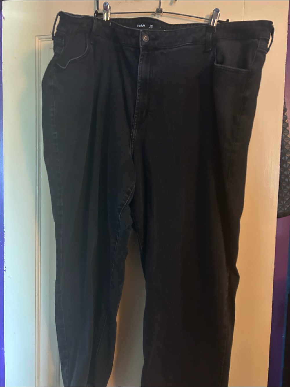 Old Navy Women's Black Boyfriend Jeans 26 short